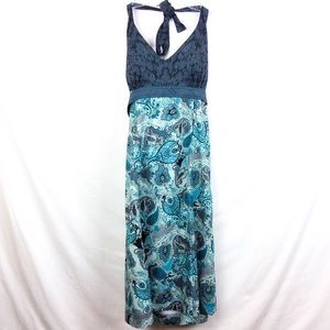 ATHLETA “LILY” PACK EVERYWHERE HALTER DRESS. E.U.C